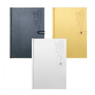 Caderno Capa Dura Crystal Rivet