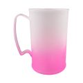 Caneca Chopp Degradê Rosa Neon